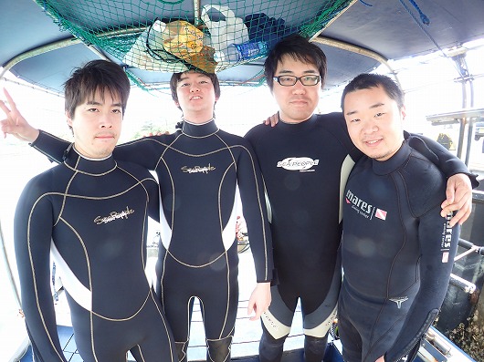 小浜島より日帰り体験ダイビング