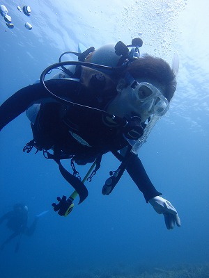 りく君と西表島で体験ダイビング！