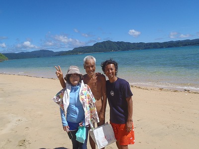 西表島の裸のオジイと久々の再会