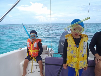 奥西表でシュノーケル 奥西表でシュノーケル