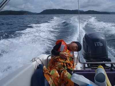 奥西表からの帰り 奥西表からの帰り