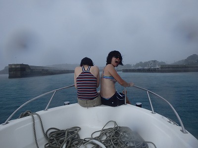 西表島で４日間の貸切ボートチャーターシュノーケリングファミリー様